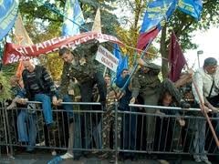 В Донецке тоже бастуют чернобыльцы