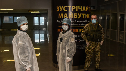 В аэропорту Одессы из-за коронавируса проверяли прилетевших