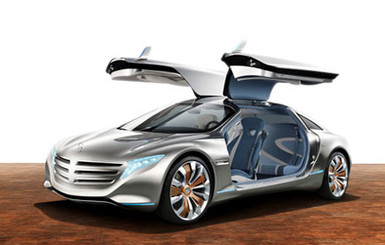 Новый экспериментальный автомобиль Mercedes-Benz F 125! ездит на четырех электродвигателях