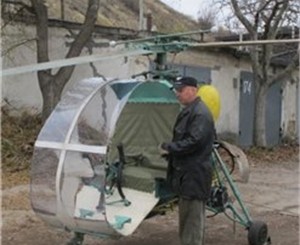 Два брата из Крыма собрали в гараже вертолет