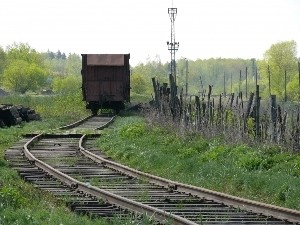 Поезд сошел с рельсов на юге Украины 
