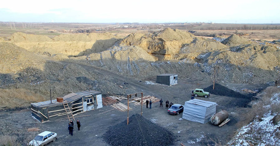 Под Донецком нашли  гигантскую 