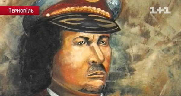 В Тернополе после смерти Каддафи таинственно исчез его портрет