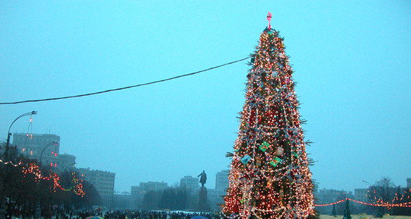 За 80 лет главная елка Харькова выросла в 10 раз