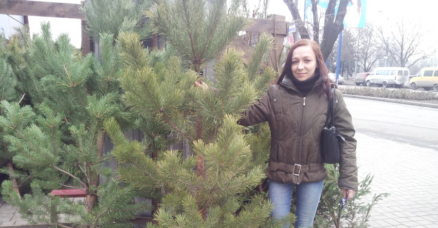 Желтая хвоя наводнила елочные базары