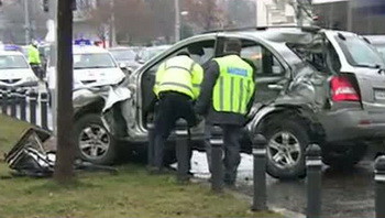 Мирча Луческу попал в аварию