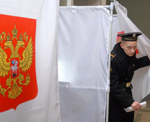 В Украине россияне будут голосовать без лишних глаз и на голодный желудок