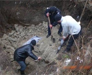 В Крыму нашли замурованного в бетоне мужчину