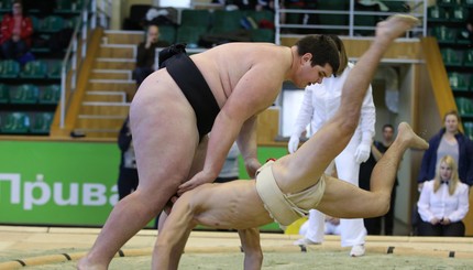 Международный турнир сумо во Львове