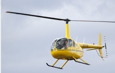 Наталья Могилевская передвигается по Киеву на желтом вертолете