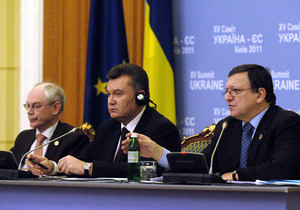 Украина и Евросоюз сегодня намерены парафировать Соглашение об ассоциации