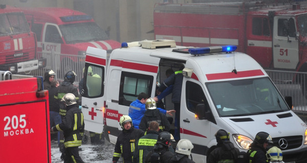 В Москве в ночном пожаре на Качаловском строительном рынке погибло 12 человек