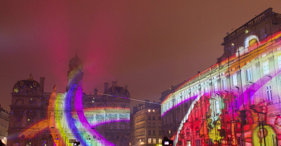 Фестиваль Огней в Лионе