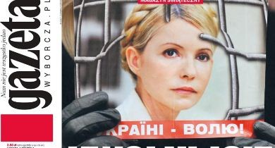 Поляки собирают подписи за освобождение Тимошенко и посвящают ей обложки газет