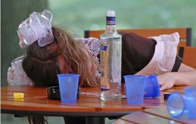 Суровые тернопольские семиклассницы запивали спирт энергетиками