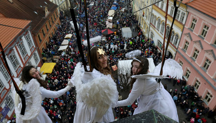 Рождественская ярмарка в Чехии