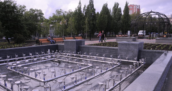 В центре Донецка забьет обновленный фонтан