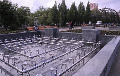 В центре Донецка забьет обновленный фонтан