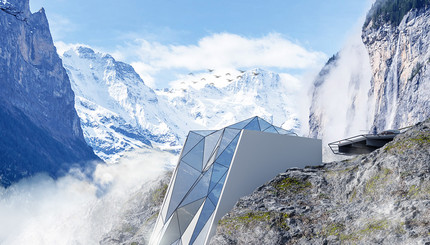 Украинец спроектировал уникальный отель на вершине Альпийских гор