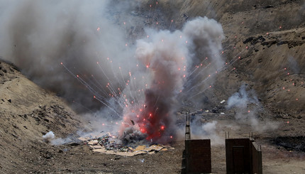 В Перу уничтожили целый арсенал неелегальных фейерверков