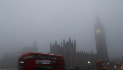 Густой туман в Лондоне