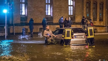 Наводнение на севере Германии