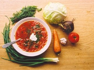 В киевской фан-зоне болельщиков научат варить борщ