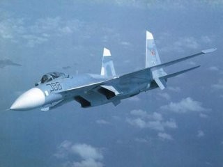 В России разбился истребитель Су-27