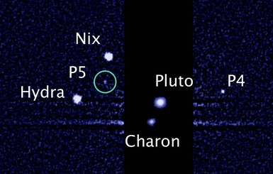 Hubble обнаружил пятый спутник у Плутона