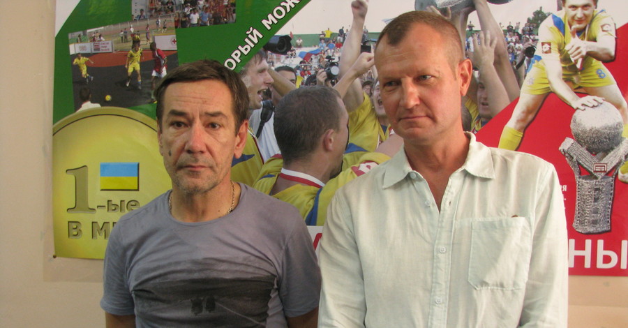 В Одессе Алексей Горбунов приобщал детей к футболу