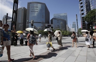 2,5 тысячи японцев госпитализированы с тепловым ударом