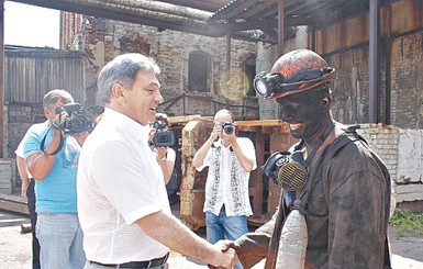 В Украине  шахтеры возродили стахановское движение 