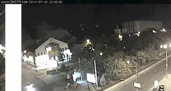 В Днепропетровске гаишник протаранил 