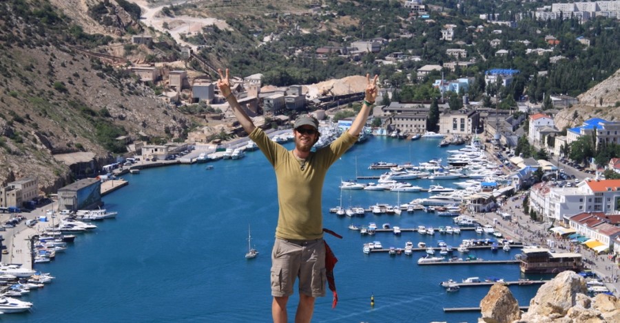 Голландский студент приехал на велосипеде в Украину ради Ялты