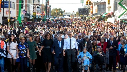 Прощальная фотографии Барака Обамы, как президента США