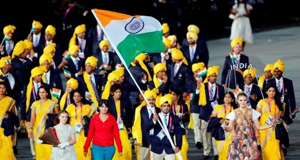 Делегацию Индии на открытии Олимпиады 