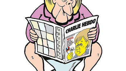 Все скандальные обложки Charlie Hebdo с Ангелой Меркель