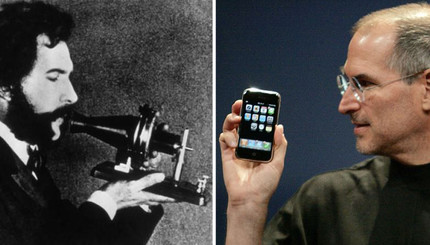 14 февраля был изобретен первый бытовой телефон