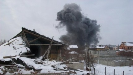 На День святого Валентина Донецк всколыхнул мощный взрыв