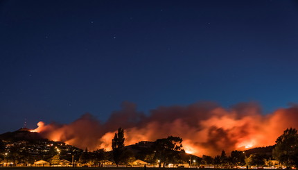 Лесные пожары в Новой Зеландии 