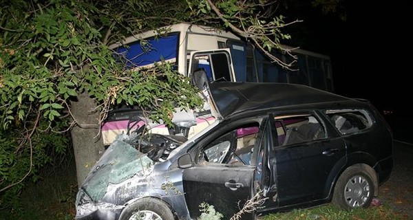 На Мариупольской трассе в автокатастрофе с маршруткой погибли люди