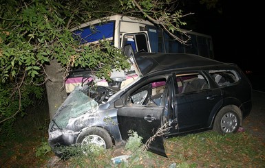 На мариупольской трассе разбился рейсовый автобус