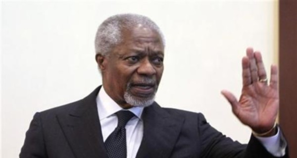 Кофи Аннана перепутали с актером Морганом Фриманом