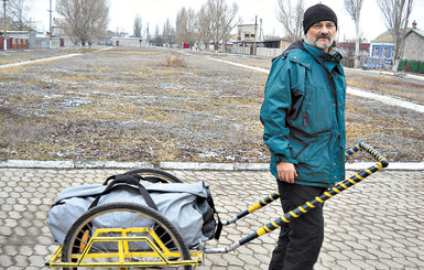 Днепропетровец дошел пешком до Архангельска за 8 месяцев