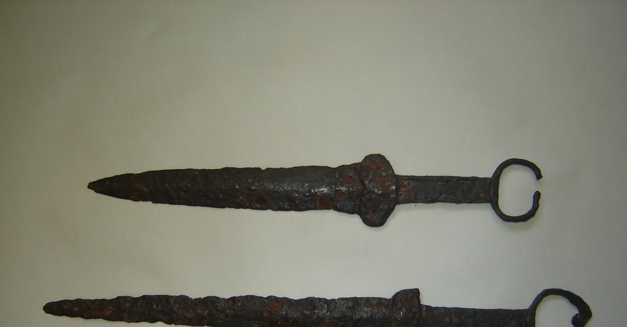 В запорожский музей передали скифские кинжалы, которые пытались вывезти за рубеж