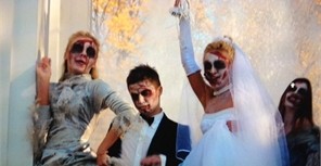 В Харькове поженились зомби и мертвец - прохожие крестились