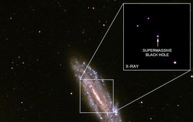 Ученые обнаружили мини-версию сверхмассивной черной дыры