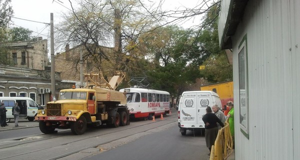 В Одессе трамвай разрезал пешехода пополам