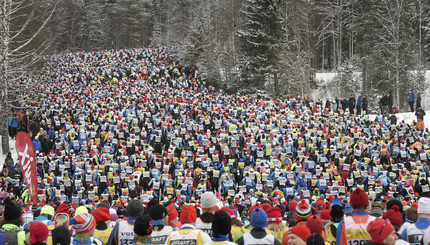 В Швеции состоялся 93-й лыжный марафон Васалоппет