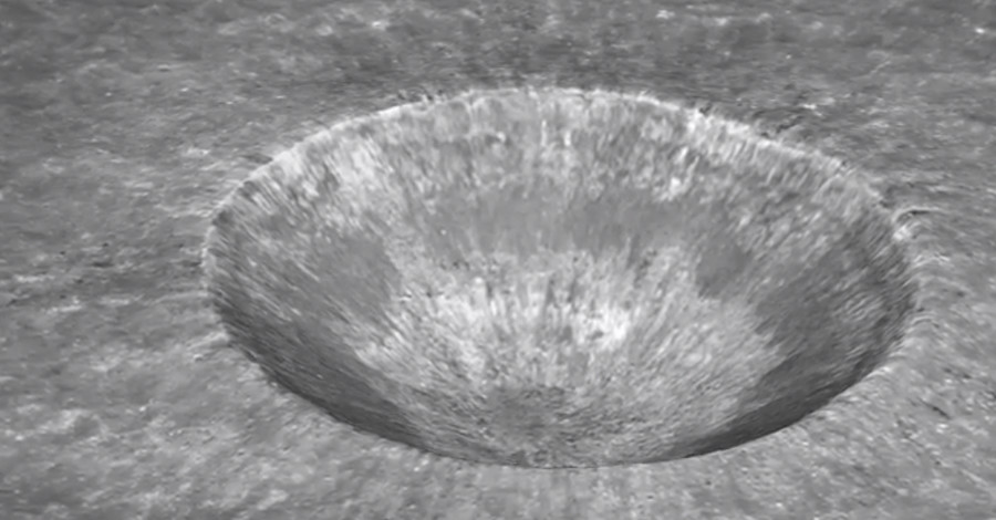 Специалисты НАСА обнаружили на Луне уникальный кратер